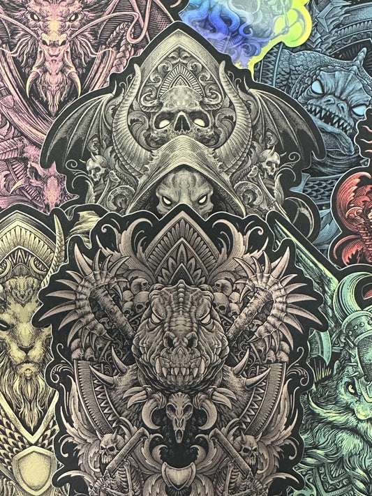 Sticker Set - Savage Crucible